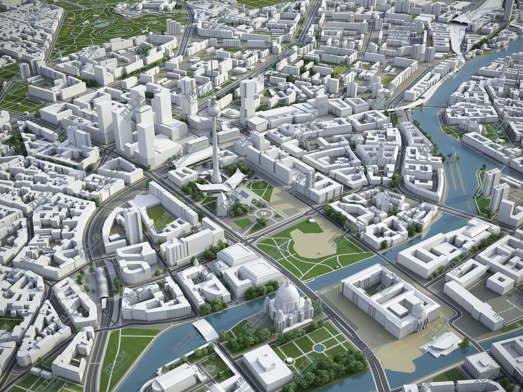 images/goods_img/20210313/Berlin - city and surroundings 3D model/2.jpg
